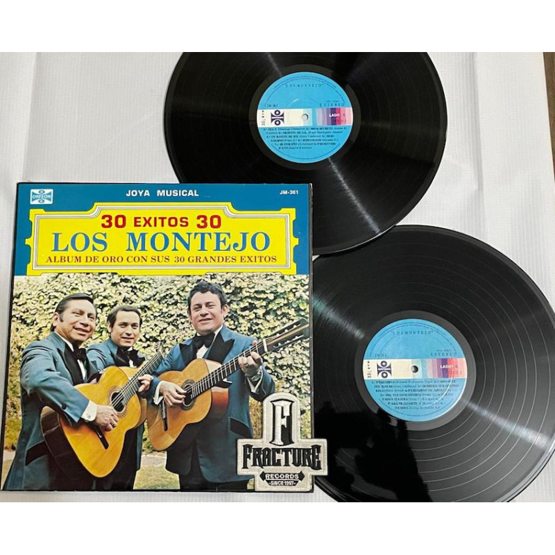 LOS MONTEJO - 30 EXITOS ALBUM DE ORO CON SUS 30 GRANDES EXITOS 2VINYL JM-361