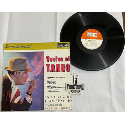 DON JUAN TENORIO – VUELVE EL TANGO,Y EL CONJUNTO DE AMÉRICO CAGGIANO VINYL D-53