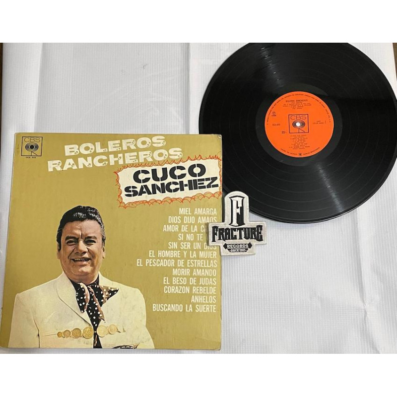 CUCO SANCHEZ – BOLEROS RANCHEROS VINYL DCA-459