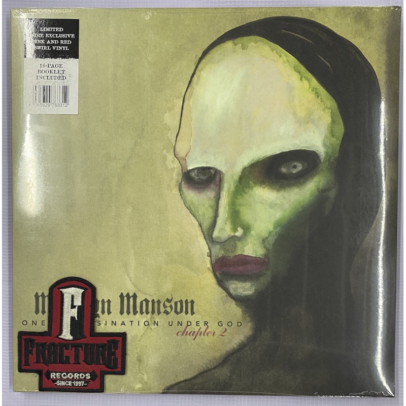 MARILYN MANSON – ONE ASSASSINATION UNDER GOD (CHAPTER 2) VINYL PINK AND RED SWIRL 4065629763312