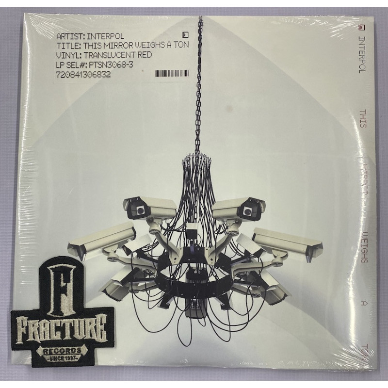 INTERPOL – THIS MIRROR WEIGHS A TON VINYL TRANSLUCENT RED 720841306832