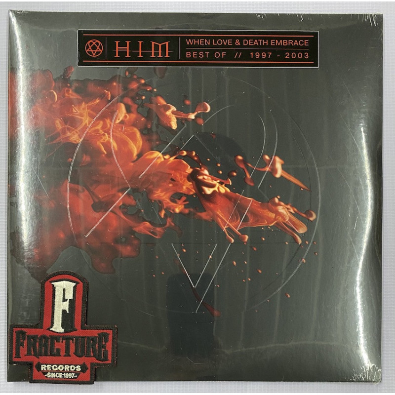 HIM  ‎– WHEN LOVE & DEATH EMBRACE // BEST OF 1997-2003 VINYL WHITE 4099964034233