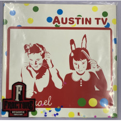 AUSTIN TV – ASRAEL VINYL RED WITH WHITE SPLATTER