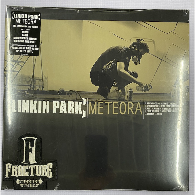 LINKIN PARK – METEORA VINYL GOLD & RED SPLATTER 093624844051