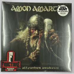 AMON AMARTH – THE ALLFATHER AWAKENS VINYL ODENS HUNT (GREY / WHITE / RED MARBLED) 039841622416