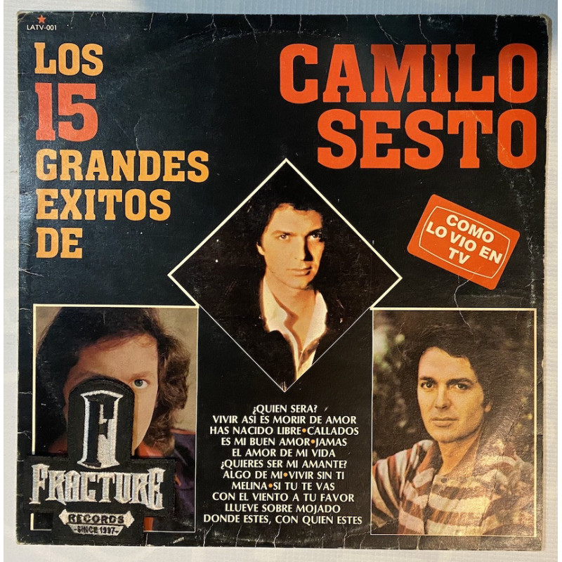 CAMILO SESTO – LOS 15 GRANDES ÉXITOS DE CAMILO SESTO VINYL LATV-001
