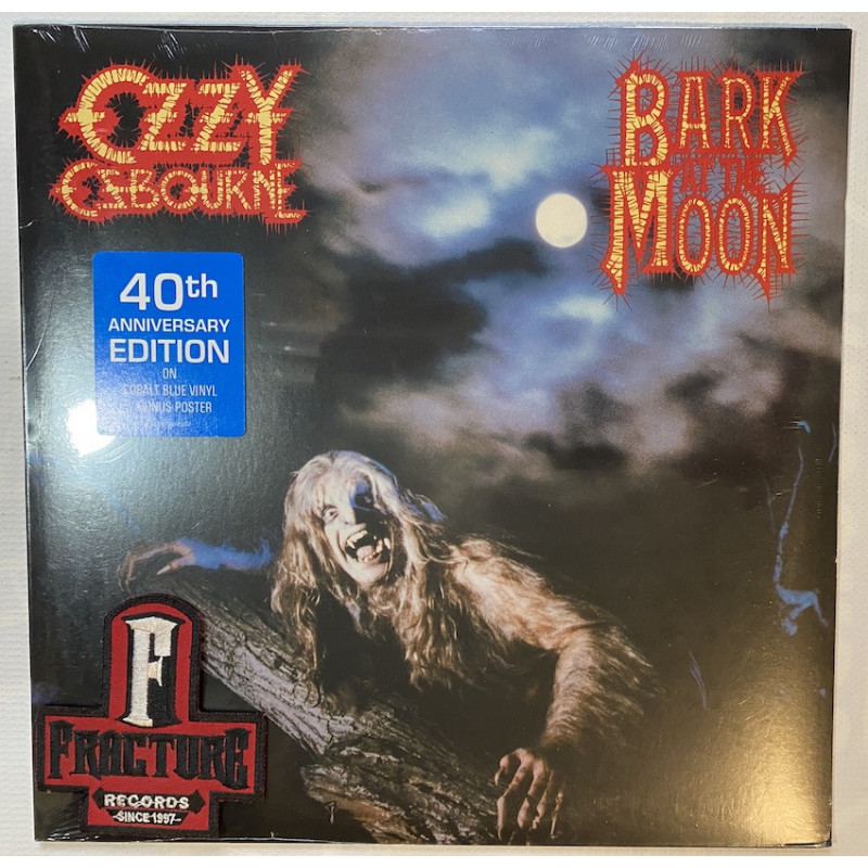 OZZY OSBOURNE – BARK AT THE MOON VINYL BLUE COBALT TRANSLUCENT 196587408510