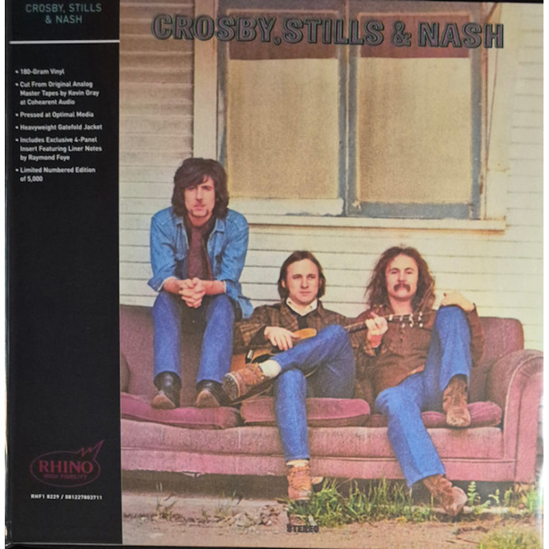 CROSBY, STILLS & NASH – CROSBY, STILLS & NASH VINYL LIMITED EDITION 081227803711