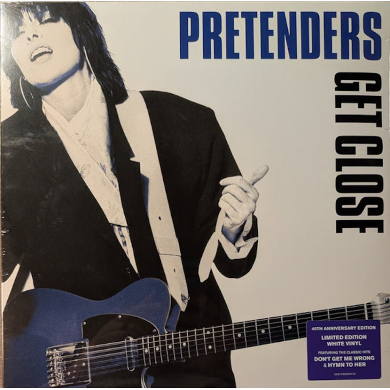 THE PRETENDERS – GET CLOSE VINYL WHITE, 40TH ANNIVERSARY EDITION 5021732626110