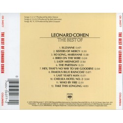 LEONARD COHEN-THE BEST OF CD