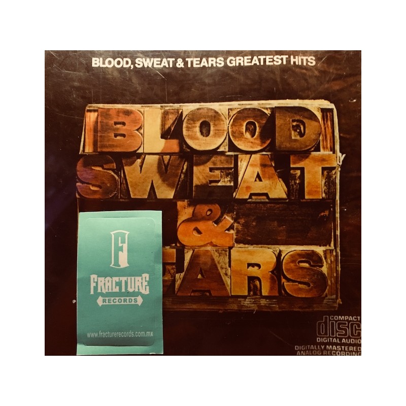 BLOOD, SWEAT & TEARS-GREATEST HITS CD