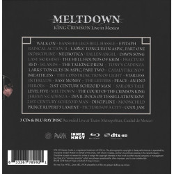 KING CRIMSON-MELTDOWN-LIVE IN MEXICO 3CD/BLU-RAY. 633367789921