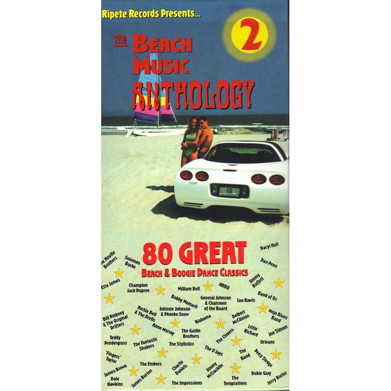 THE BEACH MUSIC ANTHOLOGY VOLUME 2-80 GREAT BEACH & BOOGIE DANCE CLASSICS CD 028437226626