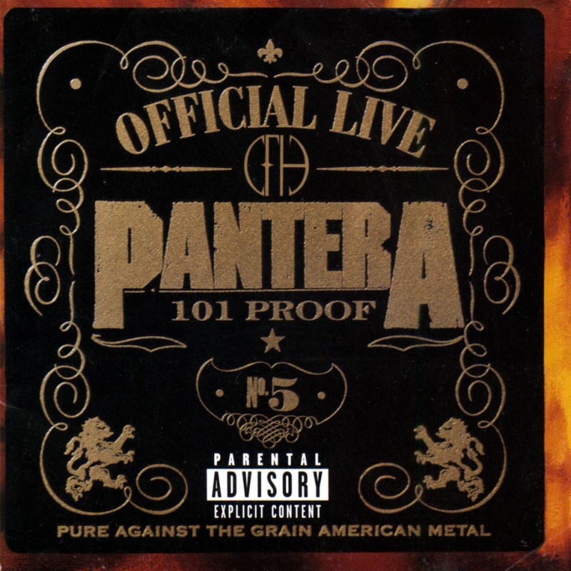 PANTERA -OFFICIAL LIVE 101 PROOF CD 075596206822
