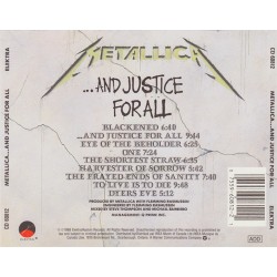 METALLICA-...AND JUSTICE FOR ALL CD  075596081221