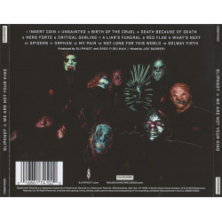SLIPKNOT-WE ARE NOT YOUR KIND CD 016861741020