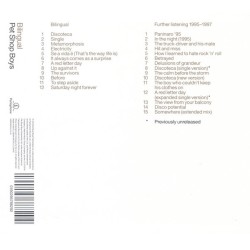 PET SHOP BOYS-BILINGUAL/FURTHER LISTENING 1995–1997 CD 0190295788292