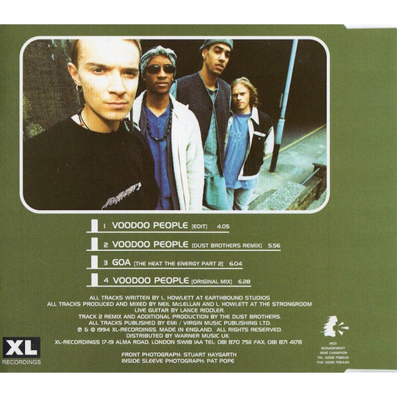 THE PRODIGY-VOODOO PEOPLE CD