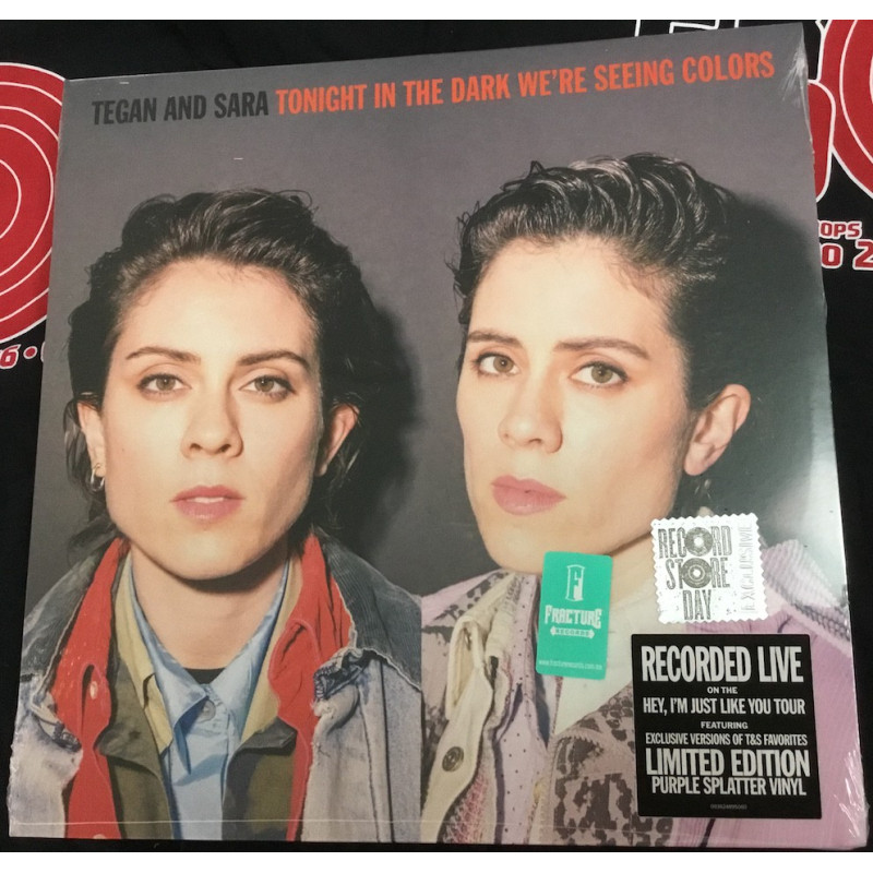 TEGAN AND SARA-TONIGHT IN THE DARK (VIOLET WITH BLACK SPLATTER VINYL) (RSD DROPS SEP 2020) VINYL. .093624895060