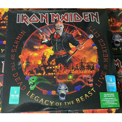 IRON MAIDEN-NIGHTS OF THE DEAD-LIVE IN MEXICO VINYL TRICOLOR 0190295163037