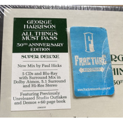 GEORGE HARRISON-ALL THINGS MUST PASS (50TH ANNIVERSARY) BOX SET CD/BLU RAY  602435652382