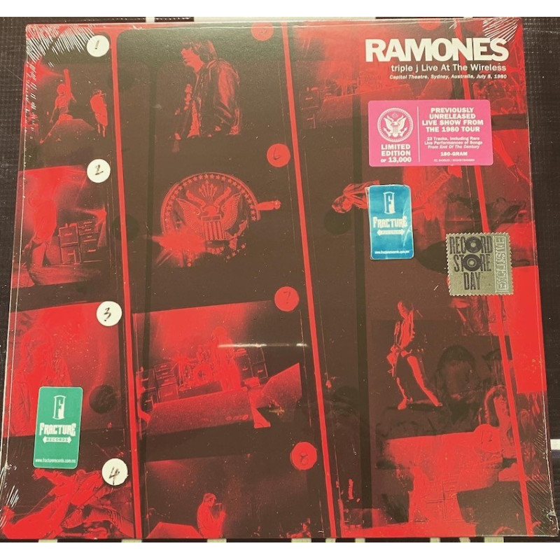 RAMONES-TRIPLE J LIVE AT THE WIRELESS-CAPITOL THEATRE, SYDNEY, AUSTRALIA, JULY 8, 1980 VINYL. 603497845989 RAMONES-TRIPLE J LIVE AT THE WIRELESS-CAPITOL THEATRE, SYDNEY, AUSTRALIA, JULY 8, 1980 VINYL. 603497845989