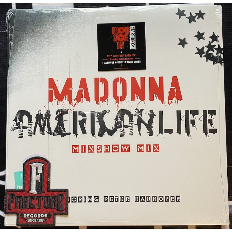 MADONNA-AMERICAN LIFE MIXSHOW MIX IN MEMORY OF PETER RAUHOFER RSD23 603497835294