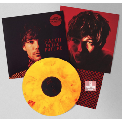LOUIS TOMLINSON–FAITH IN THE FUTURE VINYL YELLOW & RED MARBLE. 4050538827415