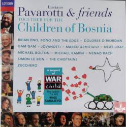 PAVAROTTI & FRIENDS– TOGETHER FOR THE CHILDREN OF BOSNIA CD 028945210025